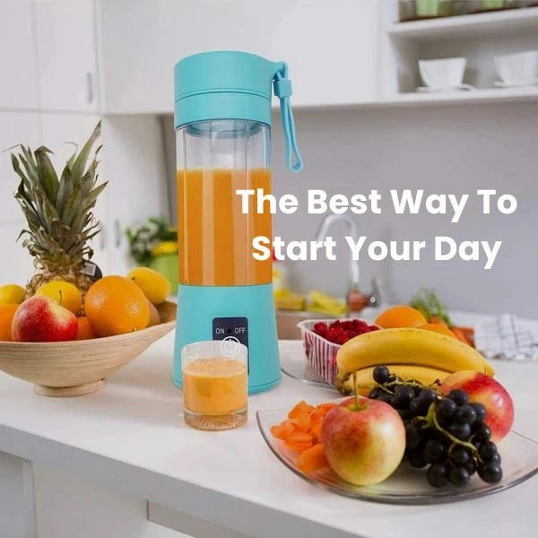 Portable USB Rechargeable Blender – Mini Juicer Mixer for Smoothies & Shakes